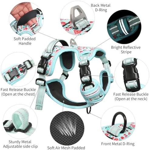 Timos Dog Harness, Front Clip No Pull Medium Sized - Image 3
