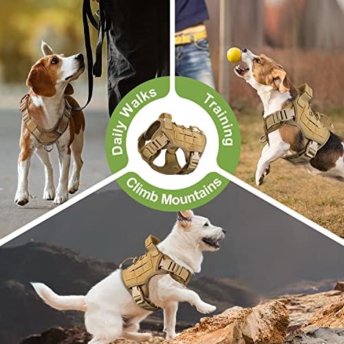 WINGOIN Tactical Dog Harness for Small Dogs, Heavy Duty No Pull Dog Harness - Image 6