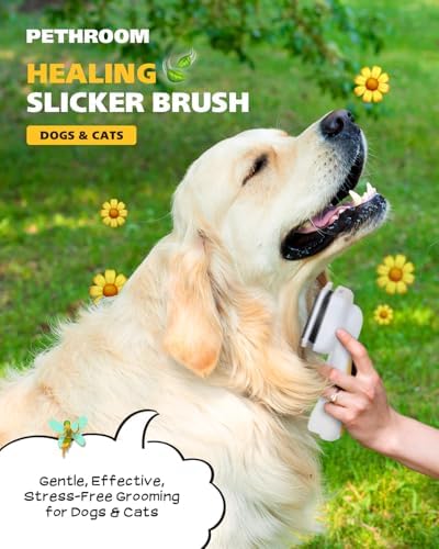 PETHROOM Self-Cleaning Slicker Brush - Image 2