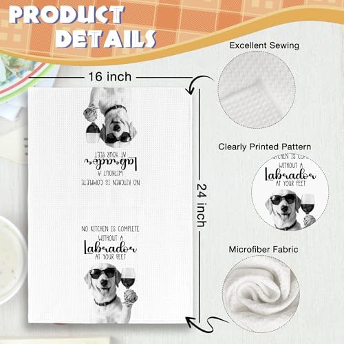 Dog Kitchen Towels Decor Set of 2 - Image 6