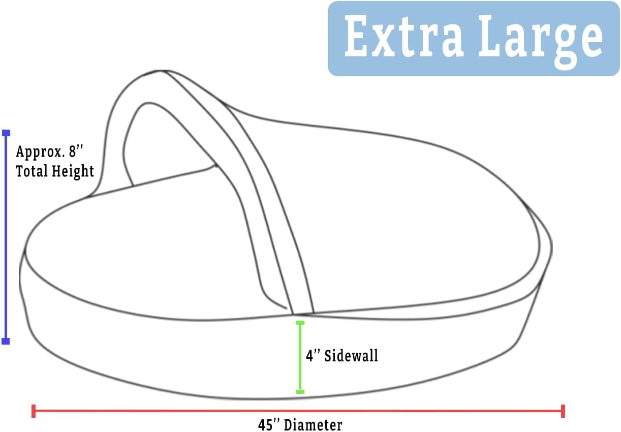 Snoozer Luxury Cozy Cave Dog Bed - Indoor Dog Bed with Cover Cave, Covered Calming Burrow for Medium & Large Sized Pets with Blanket Attached, Enclosed, Washable - XL, Pedigree Denim