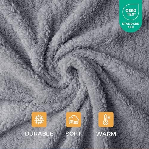 Luciphia 3 Pack Soft Sherpa Fleece Blankets - Image 2