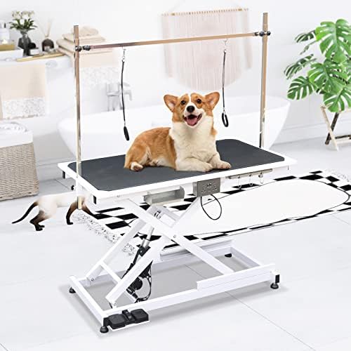49.6” Professional Pet Grooming Table, Modern Style, Adjustable Height - Image 2