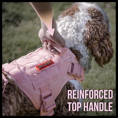 OneTigris Tactical Dog Harness Vest No-Pull Service Dog Vest - Image 6