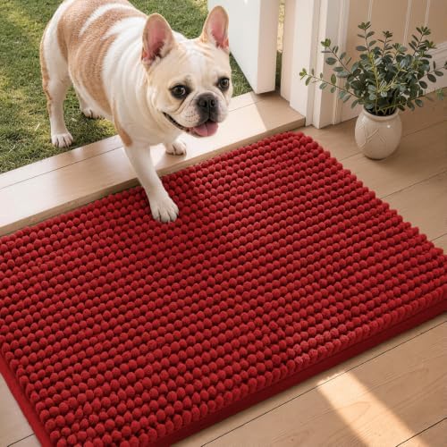 Ophanie Red Door Mat 28x18, Muddy Mats by Ophanie