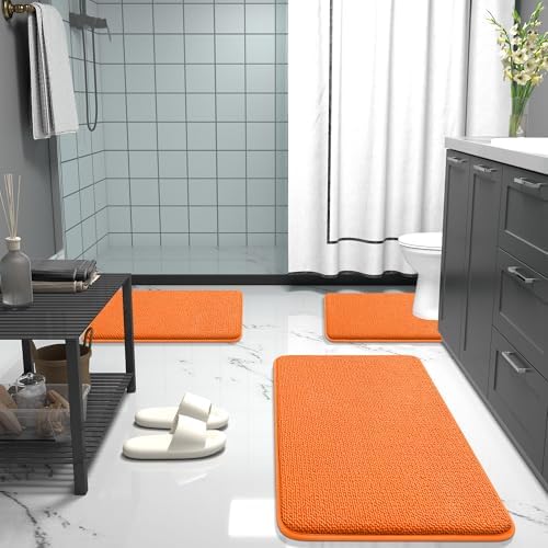 OLANLY Memory Foam Bathroom Runner Rugs 44x24, Absorbent Long Mat - Image 7