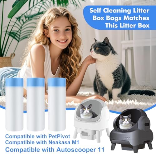 Thicken Cat Litter Bags 120 Pack, cat litter box liners, Leakproof Poop Bags & - Image 2