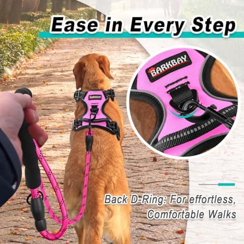 BARKBAY Dog Harness for Small Sized Dog No Pull 2 Leash Clips Dog Vest - Image 3