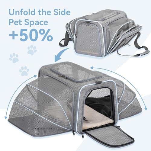 Petsfit Large Double Expandable Cat Carrier - Image 4