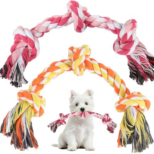 SZEE Dog Rope Toy 2-Pack, Rope Toys by SZEE