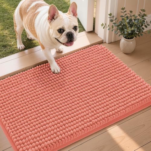 Ophanie Orange Door Mat 28x18, Muddy Mats by Ophanie