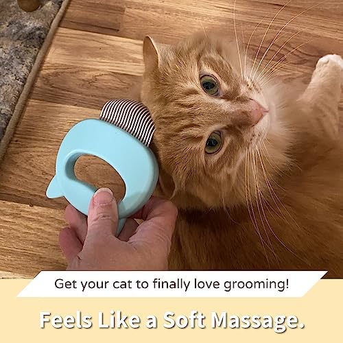 Leo's Paw The Original Pet Hair Removal Massaging Shell Comb - Image 3