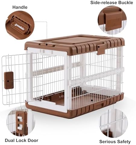 ZOMISIA 28" L Collapsible Dog Crate - Image 5