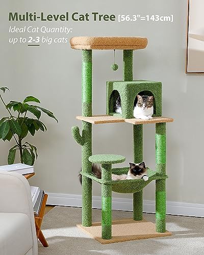 MUTTROS 56.3" Cactus Cat Tree - Image 2