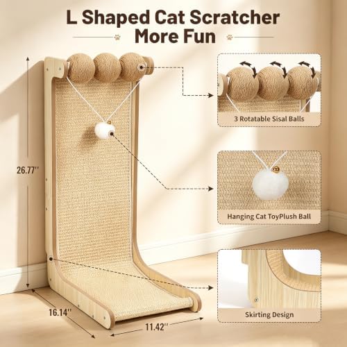 26.8 "Large Sisal Cat Scratcher - Image 3