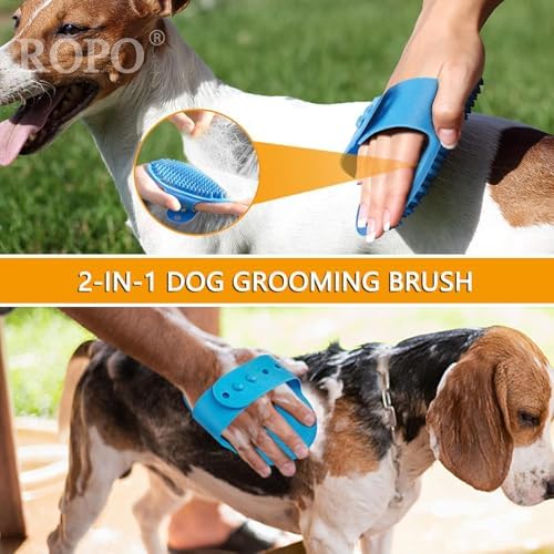 ROPO Dog Bath Brush, Dog Shampoo Brush - Image 6