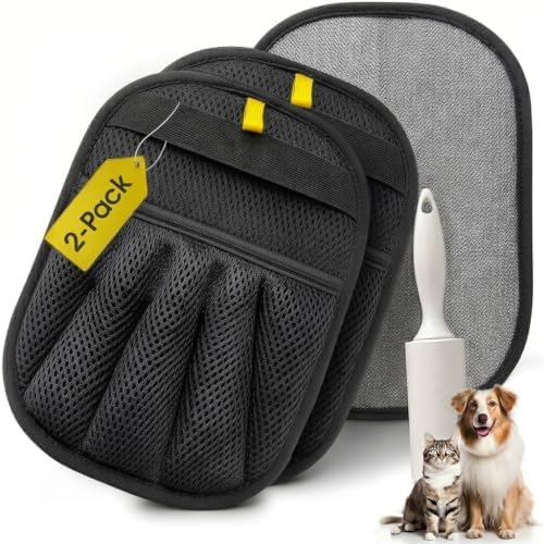 2 Pack Pet Hair Removal Glove by Unknown