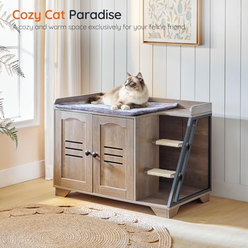 HOOBRO Cat Litter Box Enclosure - Image 4