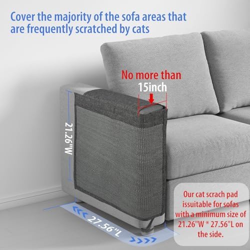 Oroonoko Cat Scratch Couch Protector, Couch Protector from Cat Claws - Image 3
