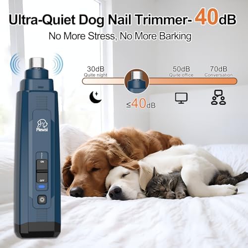 Quiet Dog Nail Grinder, Electric Dog Nail Trimmer - Image 4