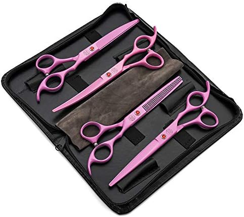 Moontay Professional 7" Dog Grooming Scissors Set 4PCS - Image 2