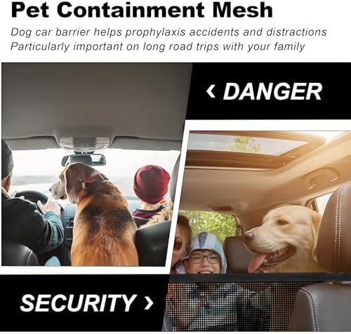 Car Dog Barrier Net Universal Dog Barrier - Image 4