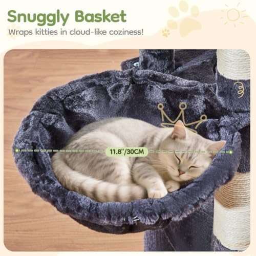 Taoqimiao Sturdy Cat Tree, Cat Tower - Image 5