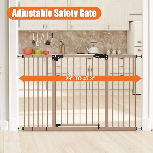 keny 29"-47.3" Extra Wide Baby Gate - Image 2