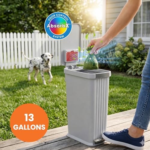 iTouchless 13.2 Gallon / 50 Liter Dog Poop Trash Can - Image 2