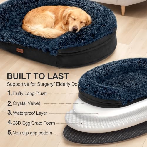 Fluffy Calming Jumbo Orthopedic Dog Beds - Image 7
