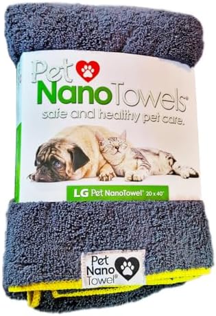 Nano Towels Pet Luxury Grooming Towel. Use by Nano+Towels