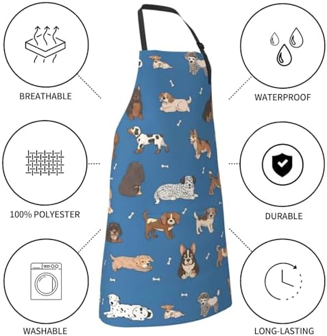 Waterproof Apron For Adults Chef Bib - Image 6