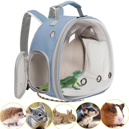 Hamster Backpack Carrier, Bearded Dragon Carrier Backpack by WEVONIGU