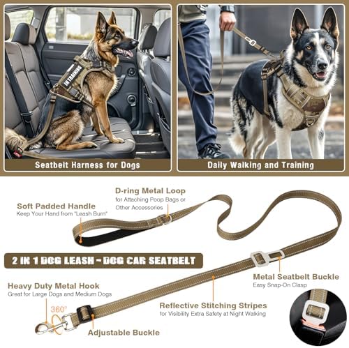 Tactical Dog Harness and Leash Set - Image 4