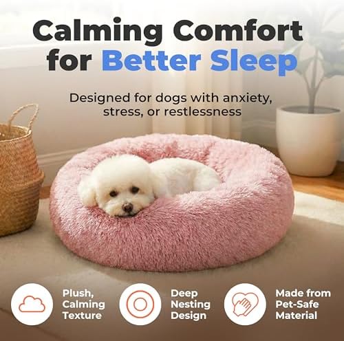 Best Pet Supplies Round Calming Dog Bed - Image 2