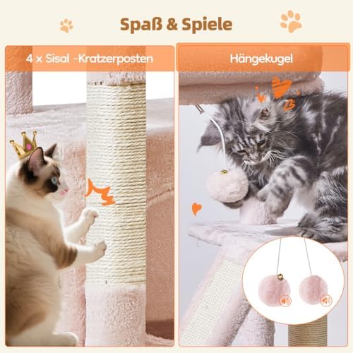 Taoqimiao Cat Tree, 38.5In Cat Tower - Image 5