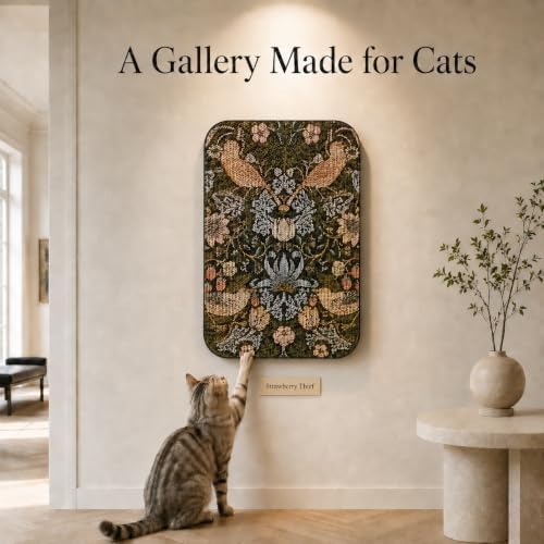 Cat Wall Scratcher, Art Cat Scratching Board - Image 6