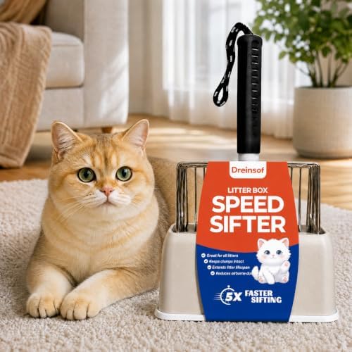 304 Stainless Steel Cat Litter Scoop-Metal Litter Scooper - Image 2