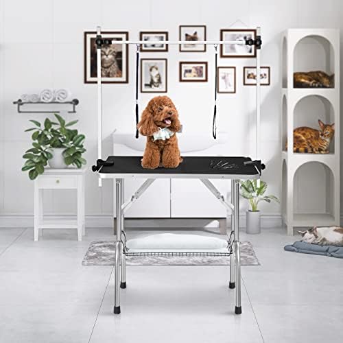 36 Inch Professional Adjustable Pet Grooming Table Heavy Duty by JETEAGO