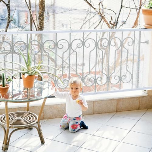 Hosuly Banister Guard Balcony Netting, 30 x 3 ft, 1 Set - Image 5