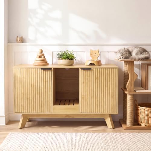 Seang Double Cat Litter Box Enclosure - Image 3