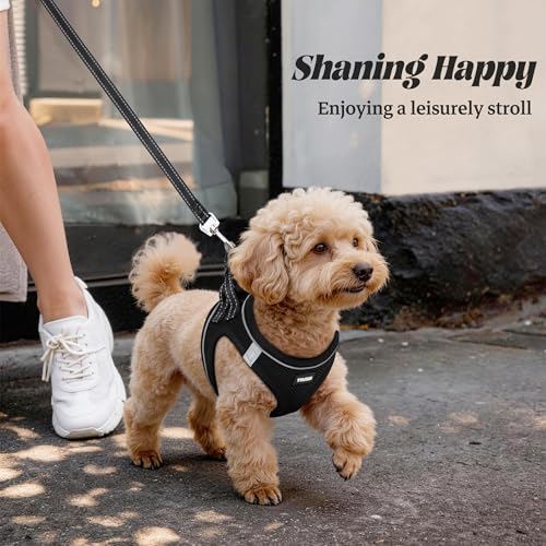 No Pull Dog Puppy Harness and Leash Set Reflective Mesh Vest Medium - Image 6