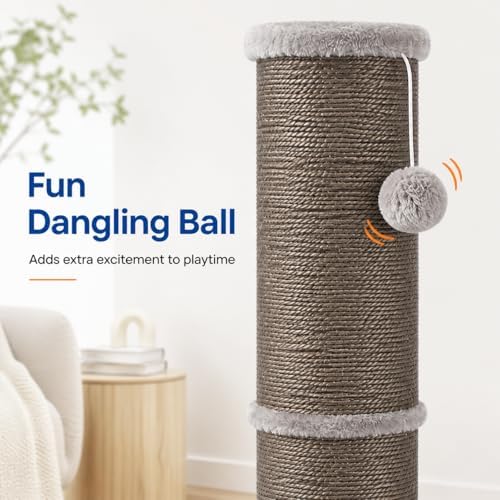 Cat Scratching Post with 5.5 Inch Diameter Sisal Post, 32 Inch - Image 6