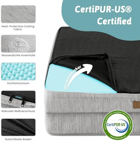 COZY KISS Orthopedic Dog Cooling Bed - Image 6