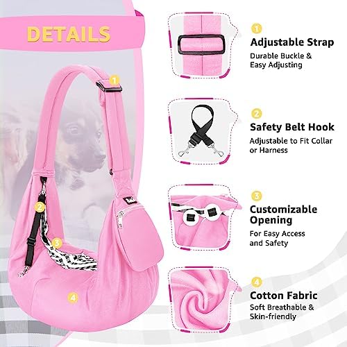 Lukovee Pet Sling, Puppy Small Pet Cat Carrier - Image 2
