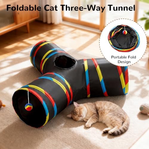 Tempcore Cat Tunnel, 3-Way Collapsible Toy - Image 6