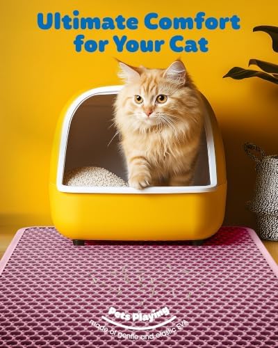 Powools Cat Litter Mat, 23.2 x 14.6 in, Waterproof - Image 3