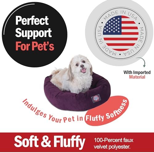 Majestic Pet Villa 24 Inch Shredded Memory Foam Dog Bed - Image 2