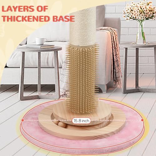 45'' Tall Cat Scratching Post Tree, Heavy Duty Scratcher - Image 6