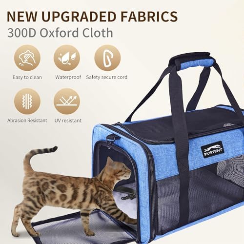 Pet Carrier Airline Approved, Soft Sided Cat Carrier - Image 3